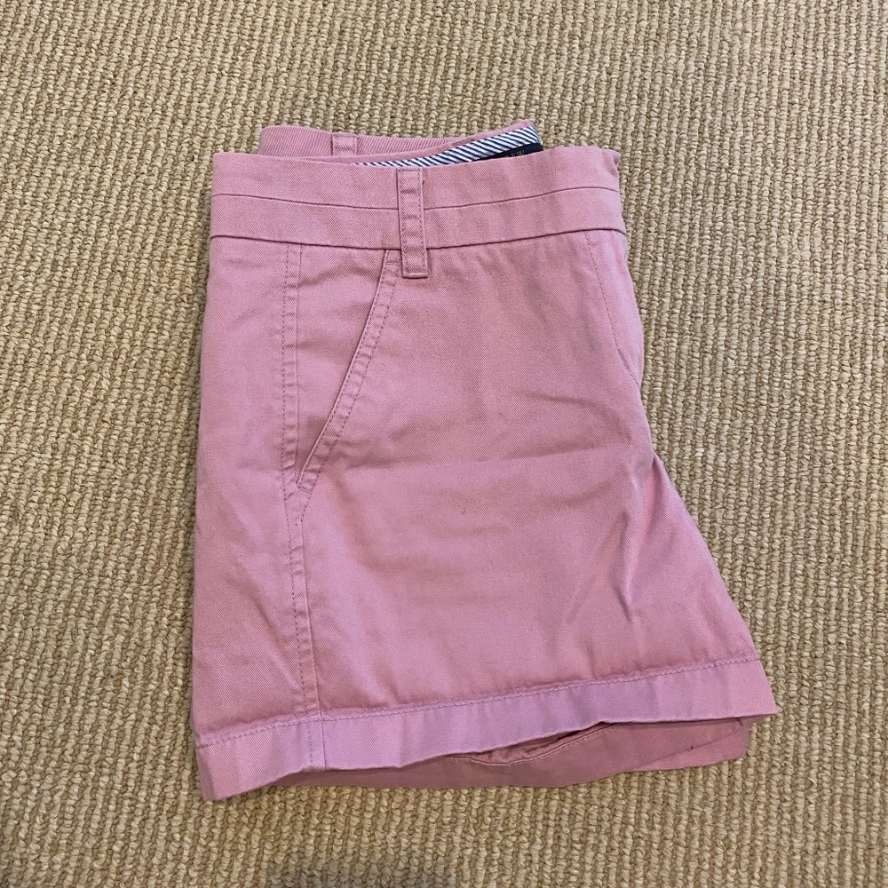 Pink/Purple 3.5" J. Crew Chino Shorts